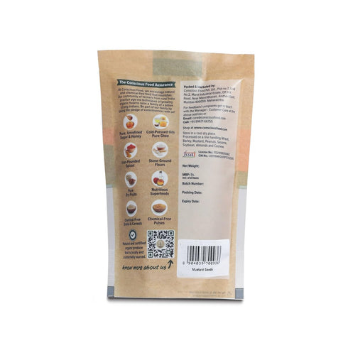 Conscious Food Organic Mustard Seeds |Rai