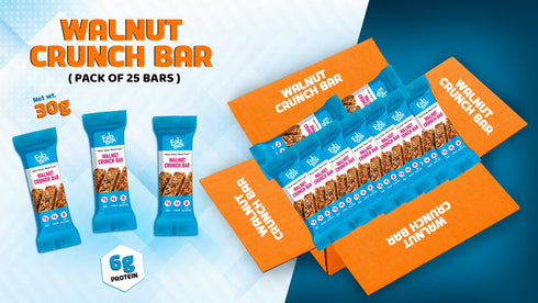 Fabbox Walnut Crunch Bar 750G 30G 25 Packs