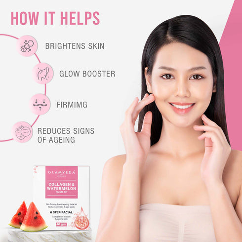 Glamveda Watermelon & Collagen Facial kit
