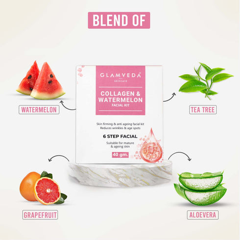 Glamveda Watermelon & Collagen Facial kit