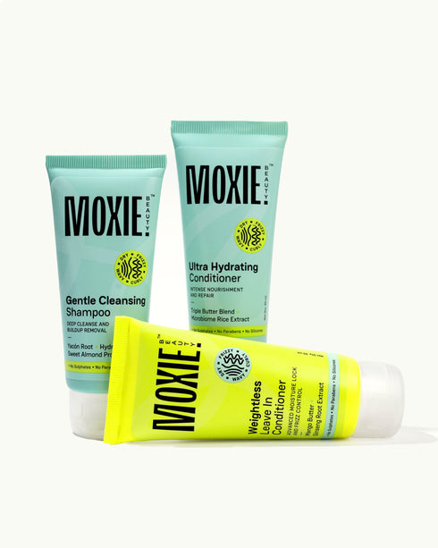 Moxie Beauty Wavy Essentials Trio (3 Steps for Wavy Hair) Travel Size