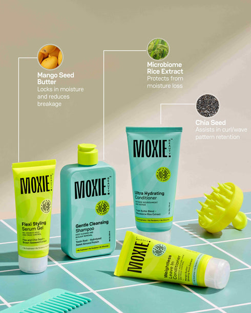 Moxie Beauty The Moxie Wavy Routine (4 Steps for Wavy Hair)