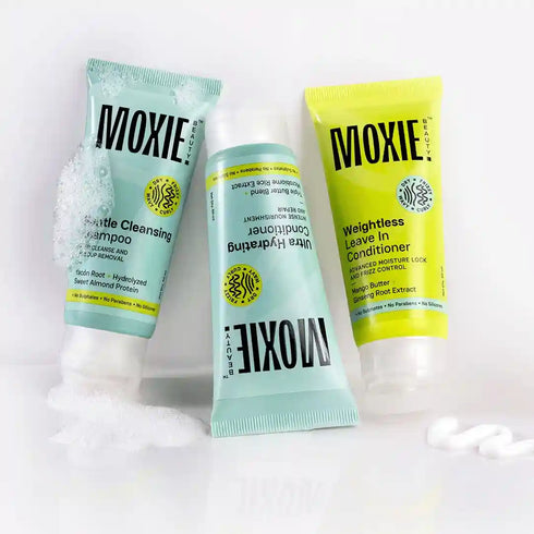 Moxie Beauty Wavy Essentials Trio (3 Steps for Wavy Hair) Travel Size