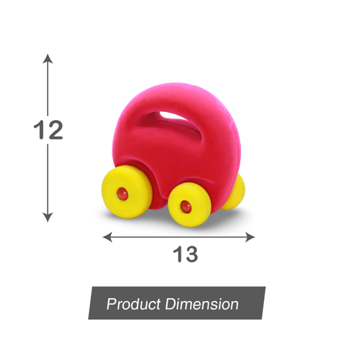 Rubbabu Grab’em Mascot Car – Push & Pull Toy
