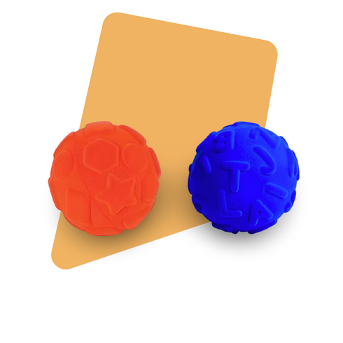 Rubbabu Bright Colour Educational Balls