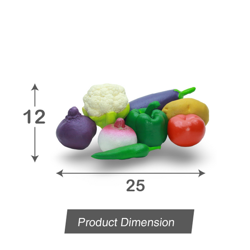 Rubbabu Realistic Vegetables Set of 8