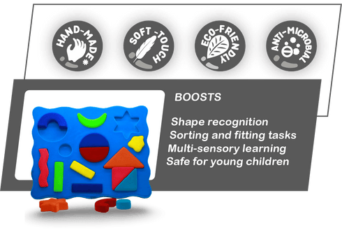 Rubbabu 3D Shape Sorter Geometric