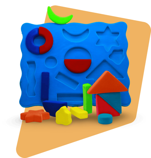 Rubbabu 3D Shape Sorter Geometric