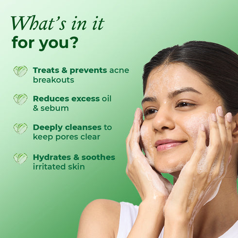 The Pink Foundry Mini Clearing & Calming Acne Face Wash