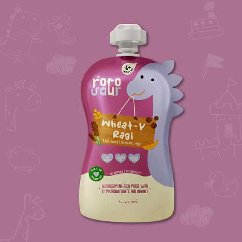 Rorosaur Wheat-Y Ragi Baby Puree