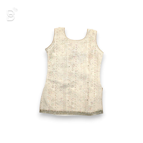 Bachpan kids wear Girls Traditional Wear- White