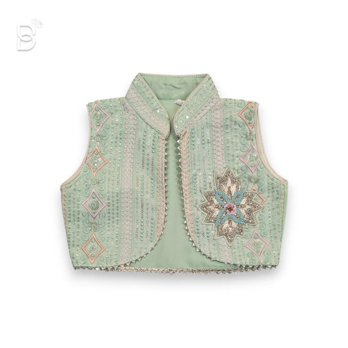 Bachpan kids wear Girls Traditional Wear- White