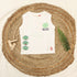 Bachpan kids wear New born white sleeves tee-White Colour