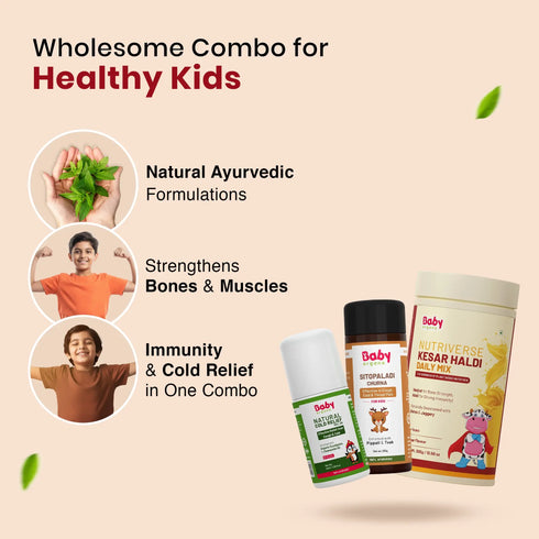 Babyorgano Cold Relief & Immunity Booster Combo