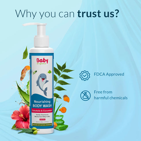 Babyorgano Nourishing Body Wash Kids & Baby Body Wash