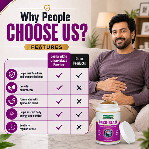Jeena Sikho Onco Blaze Churna Ayurvedic Immunity and Cellular Health Support