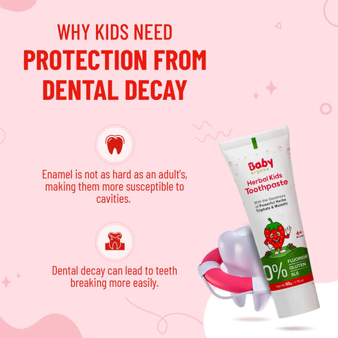 Babyorgano Herbal Kids Toothpaste Strawberry Flavour