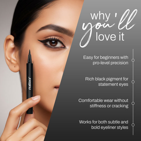 Maliao Limitless Liquid Eyeliner Pen Jet Black