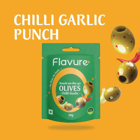 Flavure Olives Chilli Garlic