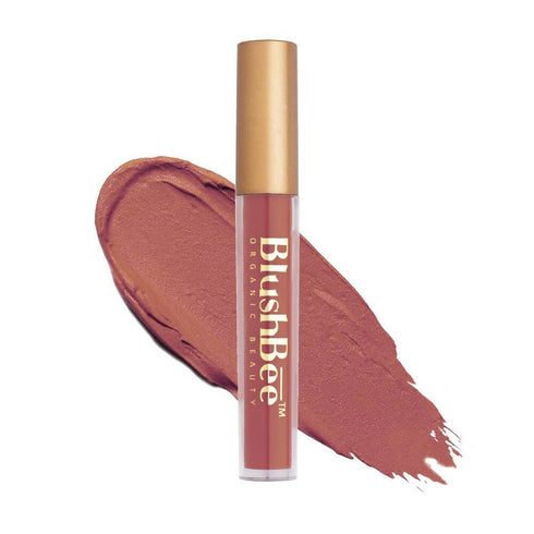 BlushBee Organic Beauty Lip Nourishing Liquid Lipstick | Nude Pink