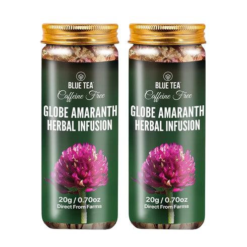 Blue Tea Globe Amaranth Flower Tea | 20g | Pet Jar