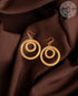 Bamboo India Double Circle Earrings