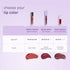 Plum Glassy Glaze Lip Lacquer 3in1 Lipstick + Lip Balm + Gloss 07 Mauvelous