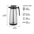 Dubblin Amaze Stainless Steel Kettle