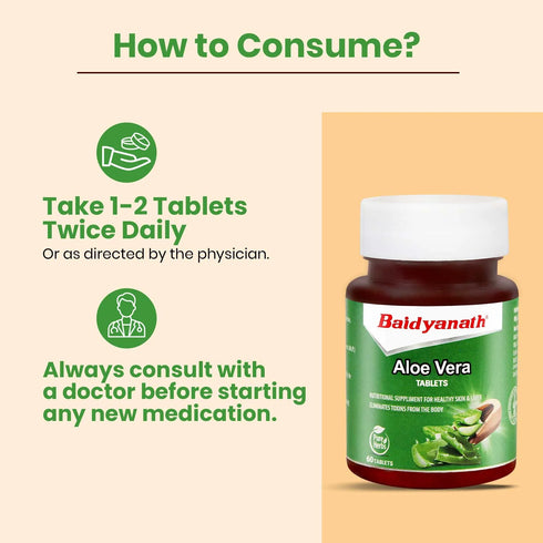 Baidyanath Aloe Vera Tablets 60 Tablets