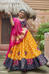 Shubhkala Yellow Color Cotton Printed Chaniya Choli for Navratri Special