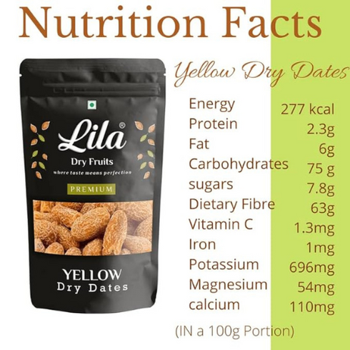 Lila Dry Fruits Yellow Dates