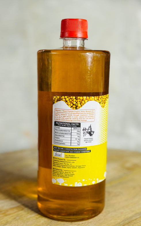 Matratva Organic Yellow Mustard Oil