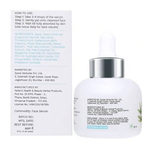 OZiva Phyto Cleanse Anti Acne Face Serum