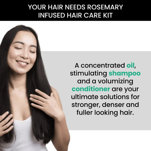 Thriveco Rosemary Shampoo Conditioner & Rosemary Essential Oil Combo