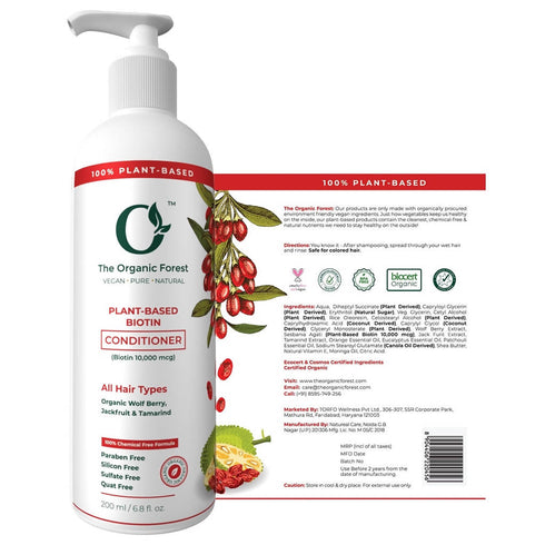 The Organic Forest Plant-Based Biotin Conditioner