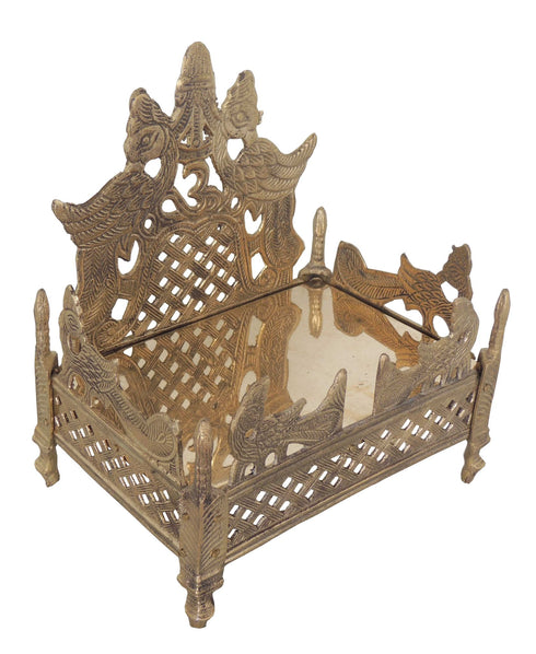 Brass Singhasan For God Idol 0.98kg