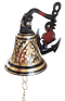 Brass Wall Hanging Anchor Door Bell Black 0.6kg