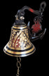 Brass Wall Hanging Anchor Door Bell Black 0.6kg