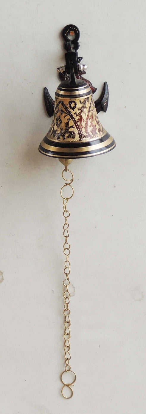 Brass Wall Hanging Anchor Door Bell Black 0.6kg