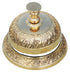 Brass Office Table Bell Embose 0.35kg