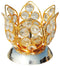 Brass Oil Lamp Deepak With Crystal 0.19kg