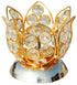 Brass Oil Lamp Deepak With Crystal 0.19kg
