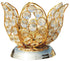 Brass Oil Lamp Deepak With Crystal 0.315kg