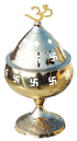 Brass Table Oil Lamp Om Pakija Deepak 0.24kg