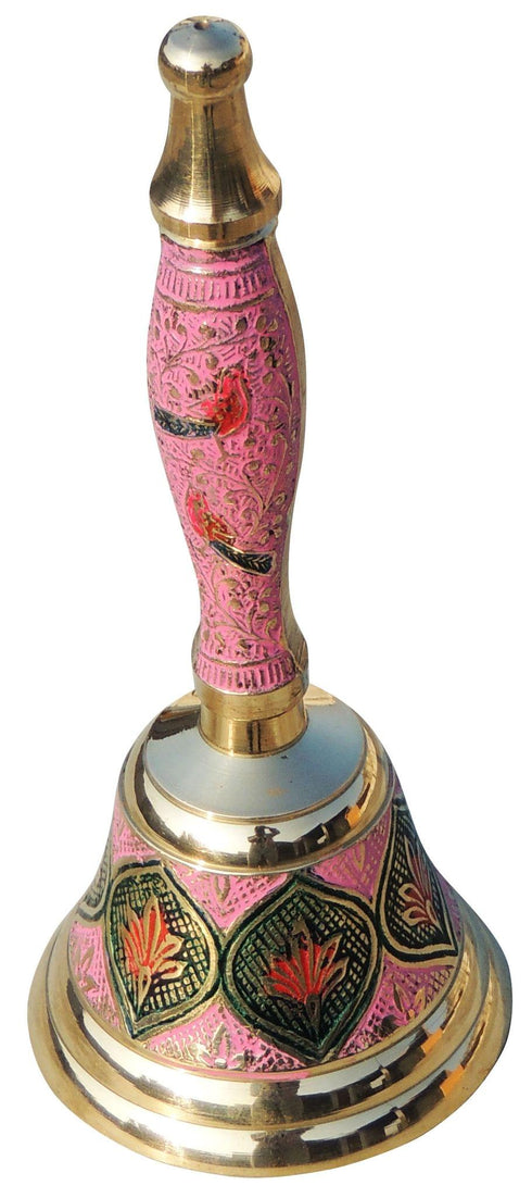 Brass Handle Red Color Bell 0.25Kg