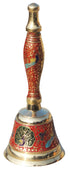 Brass Handle Bell Red Colour 0.315Kg