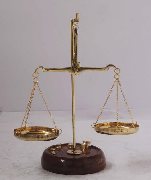 Brass Taarzu Weighing Machine 0.09Kg