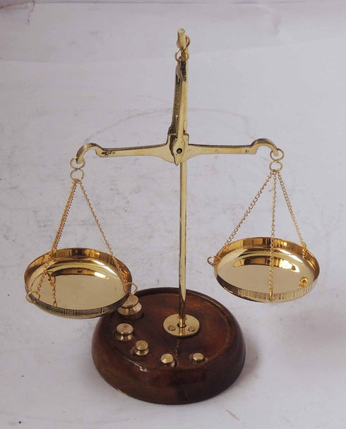 Brass Taarzu Weighing Machine 0.09Kg