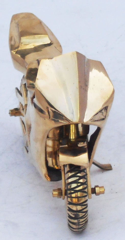 Brass Toy Bike Miniature For Children Toy 0.9Kg