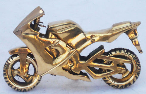 Brass Toy Bike Miniature For Children Toy 0.9Kg